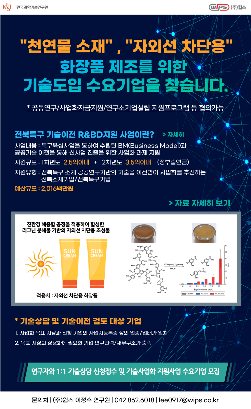 한국과학기술연구원 유망기술 상담회 이미지